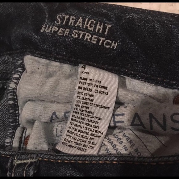 American Outfitter Jeans Size 4 Long - Picture 6 of 6